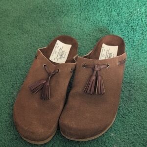 Nordstrom Brown Suede Slip-On Shoes